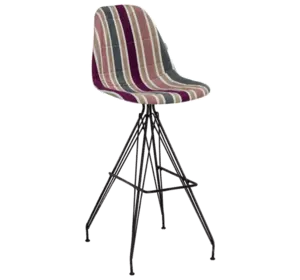 Стілець барний Tilia Eos-X сидіння з тканиною, ніжки металеві фарбовані ARTCLASS 903