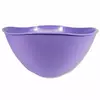 Миска салатниця «Хвиля» 3 л Plastic's Craft Фіолетовий