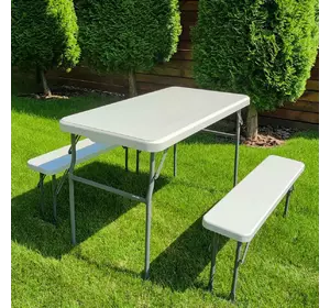 Набір садової мебелі ( стіл+2 лави) SW-00001612