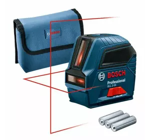 Лазерний нівелір Bosch Professional GLL 2-10 з чохлом