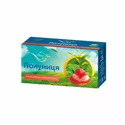 Чай чорний з ароматом полуниці Наш Чай пакетований 20 шт×1,3 г