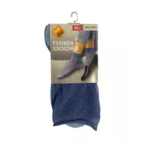 Жіночі шкарпетки Nur Die Fashion One Size Синій/Люрекс (615874)
