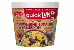 Булгур з копченим томатами та базиліком Quick Lunch Жменька 70 г