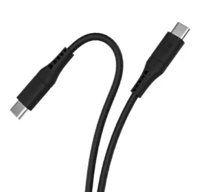Кабель Promate PowerLink-CC200 USB-C to USB-C 60 Вт Power Delivery 2 м Black (powerlink-cc200.black)