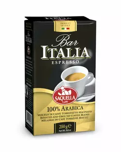 Кава мелена Espresso SAQUELLA 250 г