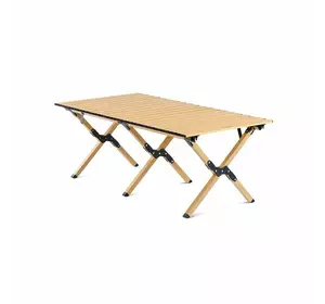 Розкладний стіл Naturehike CNK2300JU010 розмір M, алюміній, бежевий