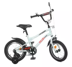 Велосипед дитячий PROF1 Y14251-1 14 дюймів білий