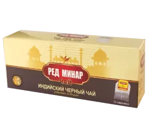 Індійський чорний чай Мері Чай Ред Мінар в пакетиках 25 шт