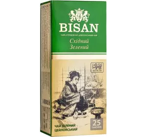 Чай зелений пакетований BISAN Східний PEKOE 1,5г*25шт