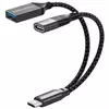 Адаптер Promate OTGLink-C USB-C to USB-C/USB-A Black (otglink-c.black)