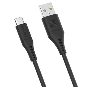 Кабель Promate PowerLink-AC200 USB-A to USB-C 3А 2 м Black (powerlink-ac200.black)