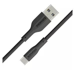 Кабель Promate xCord-AC USB-A to USB-C 2А 1 м Black (xcord-ac.black)