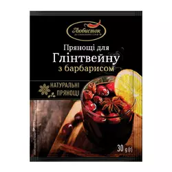 Прянощі для глінтвейну з барбарисом Любисток 30 г