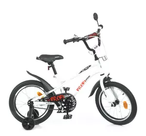 Велосипед дитячий PROF1 Y16251-1 16 дюймів білий