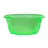 Миска салатниця 5 л Ромашка Plastic's Craft Прозора зелена