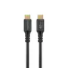 Кабель Promate PowerBolt240-1M USB Type-C to USB Type-C 240W PD 1 м Black (powerbolt240-1m.black)