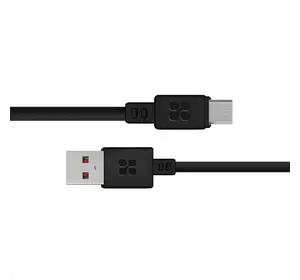 Кабель Promate MicroCord-1 USB-microUSB 2А 1.2 м Black (microcord-1.black)