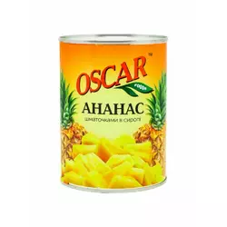 Ананас шматочками у сиропі Oscar 580 мл