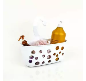 Кошик для ванної Omak Plastik 120x290x285 мм білий