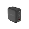 Мережевий зарядний пристрій Promate GaNPort4-100PD 100 Вт 3хUSB-C+USB-A Black (ganport4-100pd.black)