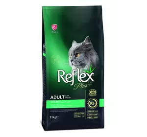 Повноцінний та збалансований сухий корм для котів Урінарі Reflex Plus 15 кг
