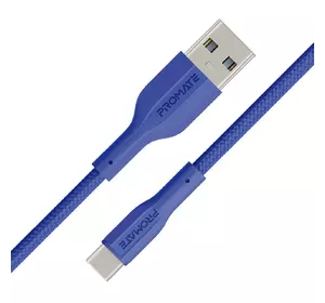 Кабель Promate xCord-AC USB-A to USB-C 2А 1 м Navy (xcord-ac.navy)