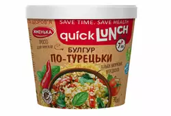 Булгур по-турецьки Quick Lunch Жменька 70 г