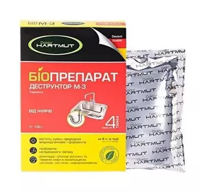 Засіб для дезодорації біотуалетів Doktor Hartmut біопрепарат-деструктор М-4