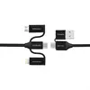 Кабель Promate PentaPower USB-C/USB-А to USB-C/microUSB/Lightning 1.2 м Black (pentapower.black)