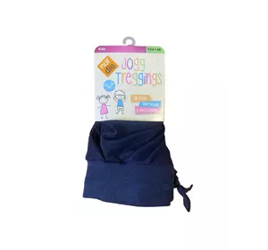 Дитячі легінси для дівчинки Nur Die Jogg treggings Kids еластичні 134-140 см Темно-сині (495310)