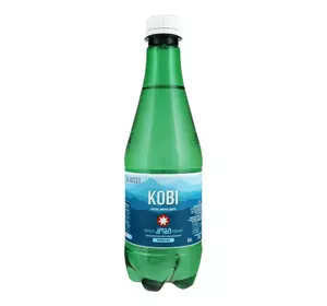 Вода мінеральна лікувально-столова газована KOBI 0.5 л пластикова пляшка