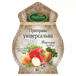 Приправа універсальна "Рецепти від шефа" Любисток 40 г