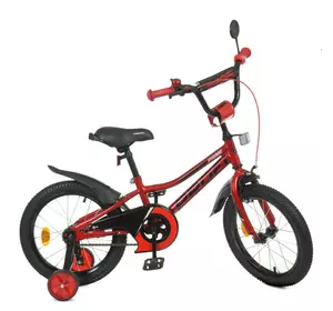 Велосипед дитячий PROF1 Y16221-1 16 дюймів червоний