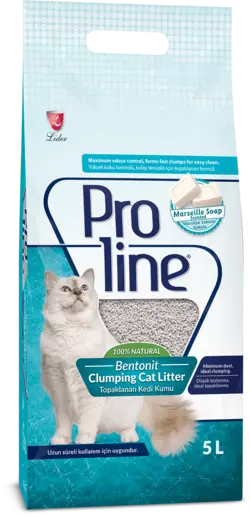 Бентонітовий наповнювач для котів Marseille Soap ProLine 5 л