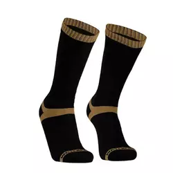 Шкарпетки водонепроникні Dexshell Hytherm Pro Socks, розмір L, чорні з коричневою смугою