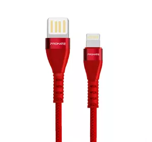 Кабель Promate VigoRay-i USB-Lightning 2А 1.2 м Red (vigoray-i.red)