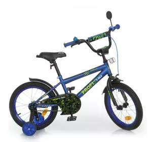 Велосипед дитячий PROF1 Y1672-1 16 дюймів синій