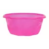 Миска салатниця 5 л Ромашка Plastic's Craft Прозора  рожева