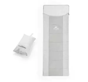 Спальний мішок з подушкою Naturehike NH22MSD01, сірий
