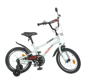 Велосипед дитячий PROF1 Y18251-1 18 дюймів білий