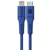 Кабель Promate PowerLink-120 USB-C to Lightning 3А 1.2 м Blue (powerlink-120.blue)