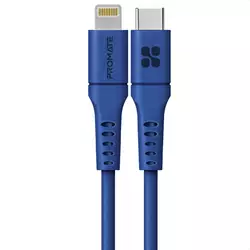 Кабель Promate PowerLink-120 USB-C to Lightning 3А 1.2 м Blue (powerlink-120.blue)