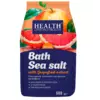 Сіль морська натуральна для ванни ароматизована з екстрактом "Грейпфрута" Crystals Health 600 г