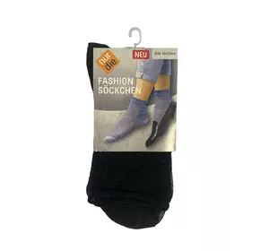 Жіночі шкарпетки Nur Die Fashion One Size Чорний/Люрекс (615874)