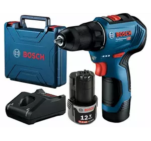 Безщітковий шурупокрут Bosch Professional GSR 12V-30 в чемодані з 2 акб GBA 12V 2 Ah та з/п GAL 12V-40