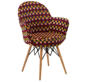Крісло Tilia Gora-V ніжки букові, сидіння з тканиною ARTNUVO 46094 - V6