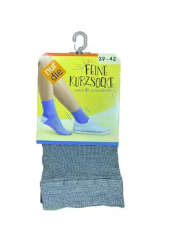Жіночі шкарпетки Nur Die 611504 суперм'які р. 39-42 Сірий