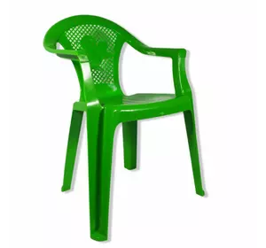 Крісло дитяче 38х38х54 см «Plastic's Craft» Салатове