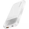 УМБ Promate Torq-10 10000 mAh, USB-C PD, USB-А QC3.0 White (torq-10.white)