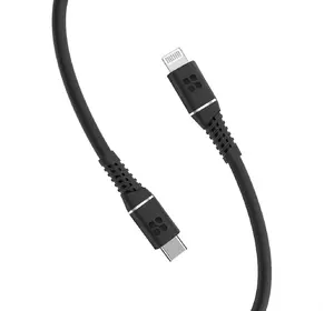 Кабель Promate PowerLine-Ci120 USB-C to Lightning MFi 20W Power Delivery 1.2 м Black (powerline-ci120.black)